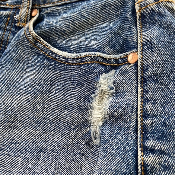 Signature 8 Denim Shorts Daisy Dukes, Jorts, Beach, Summer, Vacation - Picture 8 of 13